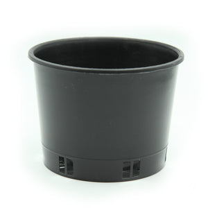 100mm Round Port Orchid Pots in Black