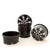 200mm Round Squat Port Orchid Pots in Black