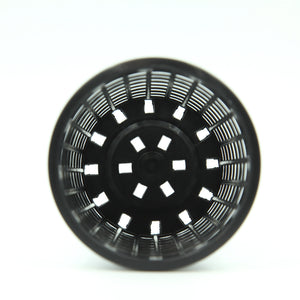 80mm Round Net Basket Orchid / Hydroponics Pot in Black