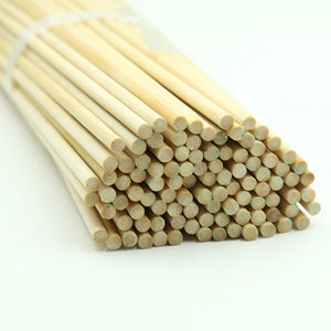 30cm (12") Bamboo Flower Sticks Natural ~5mm Thickness