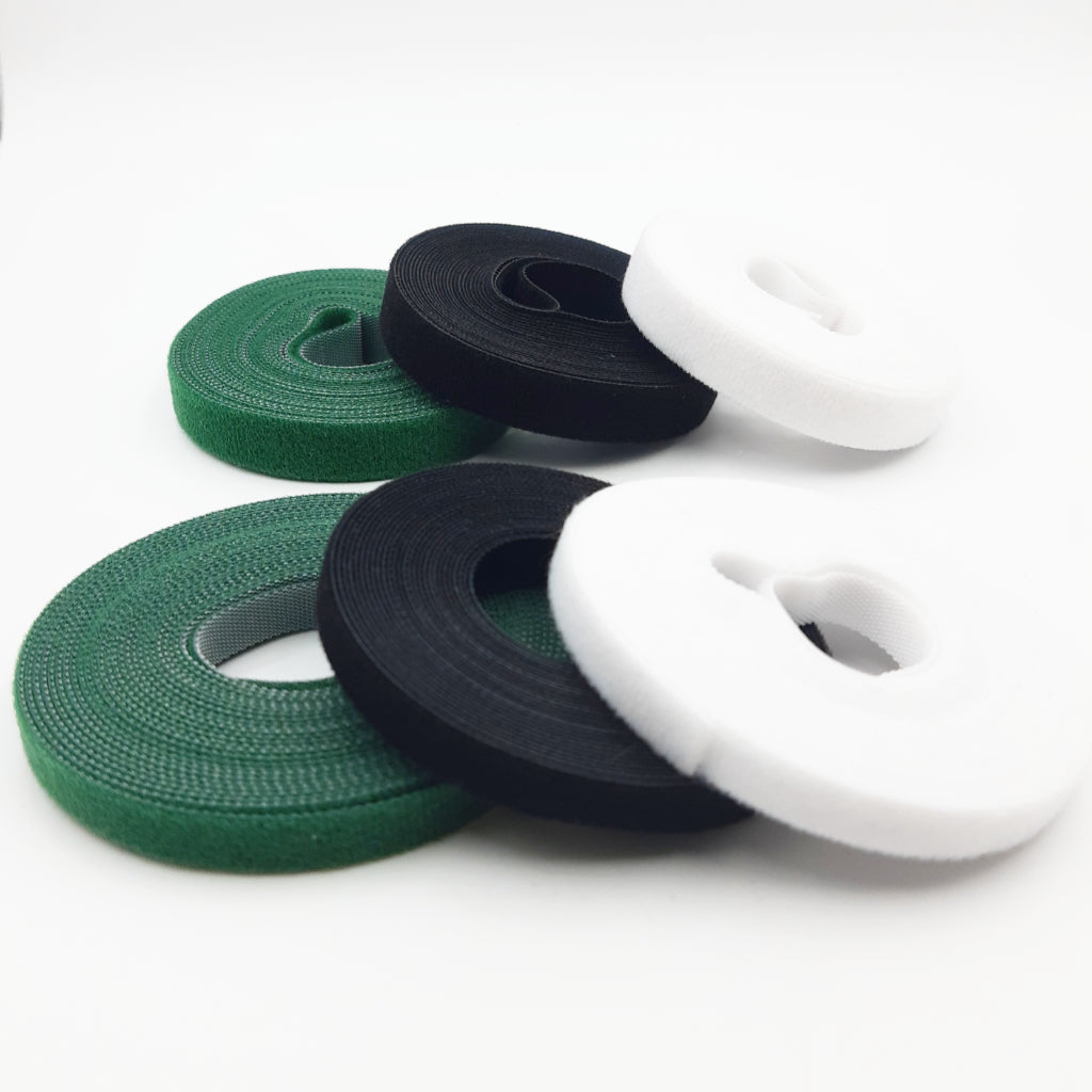 Velcro Hook and Loop Back-to-Back Plant Tie - Various Colours