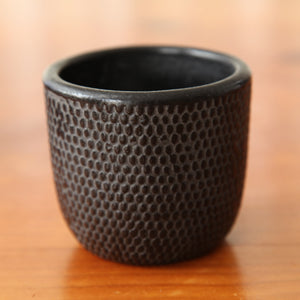 Ceramic Indoor Mini Pot - Teal, Black, White, Bronze